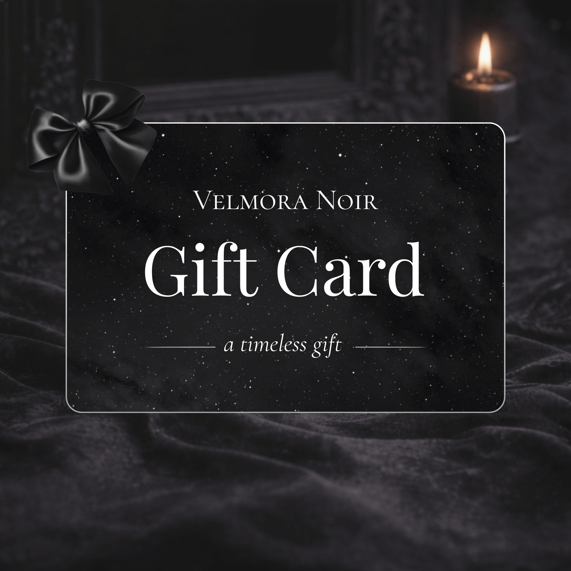 Velmora Noir Ajándék Utalvány – prémium alternatív ajándék | Velmora Noir Gift Card – premium alternative gift